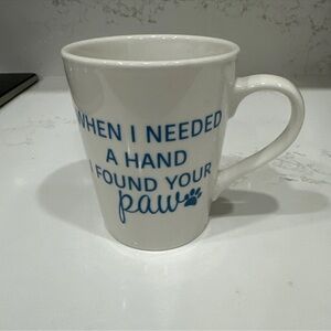 When I Needed A Hand I Found Your Paw Coffee Mug Royal Norfolk